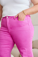 Load image into Gallery viewer, Jeans/Pants - RFM Crop Chloe High Waist Raw Hem Jeans - Pink Rouge