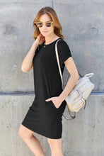 Load image into Gallery viewer, Dress - Basic Bae T-Shirt Dress with Pockets