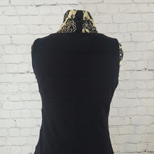 Load image into Gallery viewer, Adrienne Vittadini Size 10 Sleeveless Black Sheath Dress