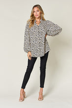 Load image into Gallery viewer, Top - Double Take Leopard Long Sleeve Blouse
