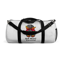 Load image into Gallery viewer, Black, Blessed, and Beautiful Duffel Bag