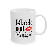 Load image into Gallery viewer, Black Girl Magic Red Ceramic Mug, (11oz, 15oz)