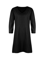 Load image into Gallery viewer, Dress - BBPro V-Neck Half Sleeve Dress - 4 Color Options