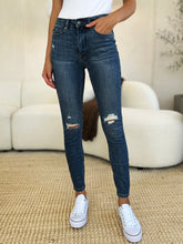 Load image into Gallery viewer, Jeans/Pants - Judy Blue Mid-Waist Distressed Slim Jeans
