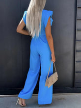 Load image into Gallery viewer, Jumpsuit - BBPro Ruffled Cap Sleeve Jumpsuit