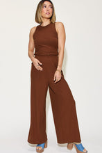 Load image into Gallery viewer, Sets -Basic Bae Ribbed Tank and Wide Leg Pants Set