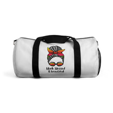 Load image into Gallery viewer, Black, Blessed, and Beautiful Duffel Bag