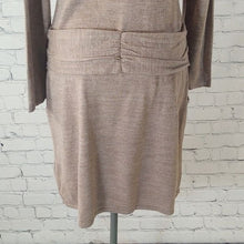 Load image into Gallery viewer, New York & Company Size M Belted Sweater Dress