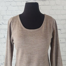 Load image into Gallery viewer, New York & Company Size M Belted Sweater Dress