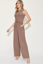 Load image into Gallery viewer, Sets -Basic Bae Ribbed Tank and Wide Leg Pants Set