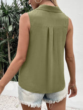 Load image into Gallery viewer, Top - BBPro Johnny Collar Button Up Tank
