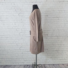 Load image into Gallery viewer, New York & Company Size M Belted Sweater Dress