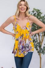 Load image into Gallery viewer, Top - Celeste Floral V-Neck Cami