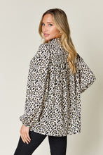 Load image into Gallery viewer, Top - Double Take Leopard Long Sleeve Blouse