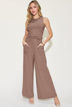 Load image into Gallery viewer, Sets -Basic Bae Ribbed Tank and Wide Leg Pants Set