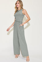 Load image into Gallery viewer, Sets -Basic Bae Ribbed Tank and Wide Leg Pants Set