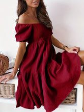 Load image into Gallery viewer, Dress - BBPro Ruffled Off-Shoulder Dress - 7 Colors