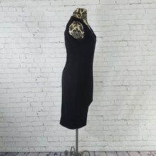 Load image into Gallery viewer, The Limited Size M Sleeveless V-Neck Cocktail Dress with Gold Zipper