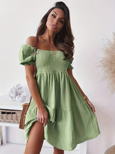 Load image into Gallery viewer, Dress - BBPro Ruffled Off-Shoulder Dress - 7 Colors