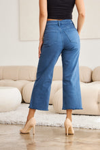 Load image into Gallery viewer, Jeans/Pants - RFM Chloe High Waist Raw Hem Jeans - Blue Slate