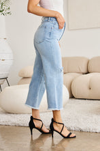 Load image into Gallery viewer, Jeans/Pants - RFM High Waist Raw Hem Distressed Jeans