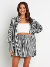 Load image into Gallery viewer, Sets - BBPro Collection Pinstriped Shorts Set