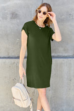 Load image into Gallery viewer, Dress - Basic Bae T-Shirt Dress with Pockets