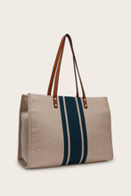 Load image into Gallery viewer, Bag - BBPro Large Striped Canvas Tote