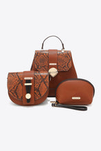 Load image into Gallery viewer, Bag - Nicole Lee USA Python 3-Piece Bag Set