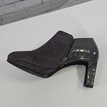 Load image into Gallery viewer, Xappeal Ayla Grey Bootie Size 10