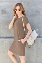 Load image into Gallery viewer, Dress - Basic Bae T-Shirt Dress with Pockets