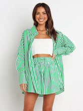 Load image into Gallery viewer, Sets - BBPro Collection Pinstriped Shorts Set
