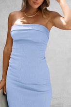 Load image into Gallery viewer, Dress - BBPro Slit Tube Midi Dress - 10 Color Options