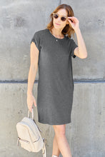 Load image into Gallery viewer, Dress - Basic Bae T-Shirt Dress with Pockets