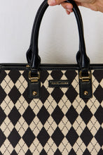 Load image into Gallery viewer, Bag - David Jones Argyle Pattern PU Leather Handbag