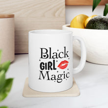 Load image into Gallery viewer, Black Girl Magic Red Ceramic Mug, (11oz, 15oz)