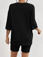 Load image into Gallery viewer, Set- BBPro Ribbed Round Neck Shorts Set