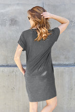 Load image into Gallery viewer, Dress - Basic Bae T-Shirt Dress with Pockets