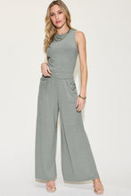 Load image into Gallery viewer, Sets -Basic Bae Ribbed Tank and Wide Leg Pants Set
