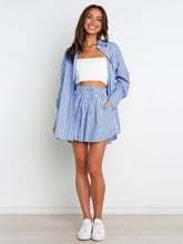 Load image into Gallery viewer, Sets - BBPro Collection Pinstriped Shorts Set