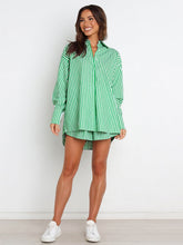Load image into Gallery viewer, Sets - BBPro Collection Pinstriped Shorts Set
