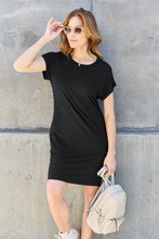 Load image into Gallery viewer, Dress - Basic Bae T-Shirt Dress with Pockets