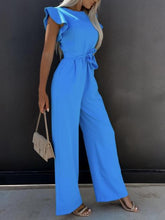 Load image into Gallery viewer, Jumpsuit - BBPro Ruffled Cap Sleeve Jumpsuit