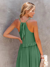 Load image into Gallery viewer, Dress - BBPro Ruffled Tiered Maxi Dress with Pockets