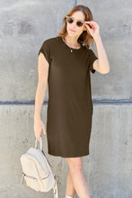 Load image into Gallery viewer, Dress - Basic Bae T-Shirt Dress with Pockets
