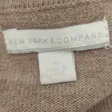 Load image into Gallery viewer, New York & Company Size M Belted Sweater Dress
