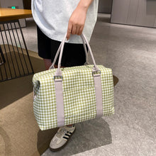 Load image into Gallery viewer, Bags - Houndstooth Canvas Travel Bag