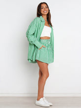 Load image into Gallery viewer, Sets - BBPro Collection Pinstriped Shorts Set