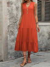 Load image into Gallery viewer, Dress - BBPro Collection Casual Tiered Midi Dress