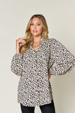 Load image into Gallery viewer, Top - Double Take Leopard Long Sleeve Blouse